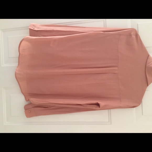 Express Blush Button Down Shirt - Picture 4 of 8
